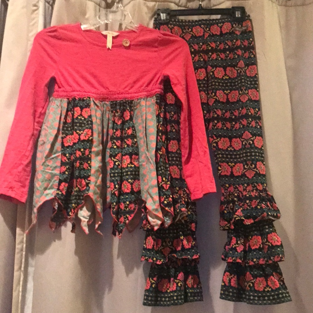 Matilda Jane Girls Leggings and Matching Top